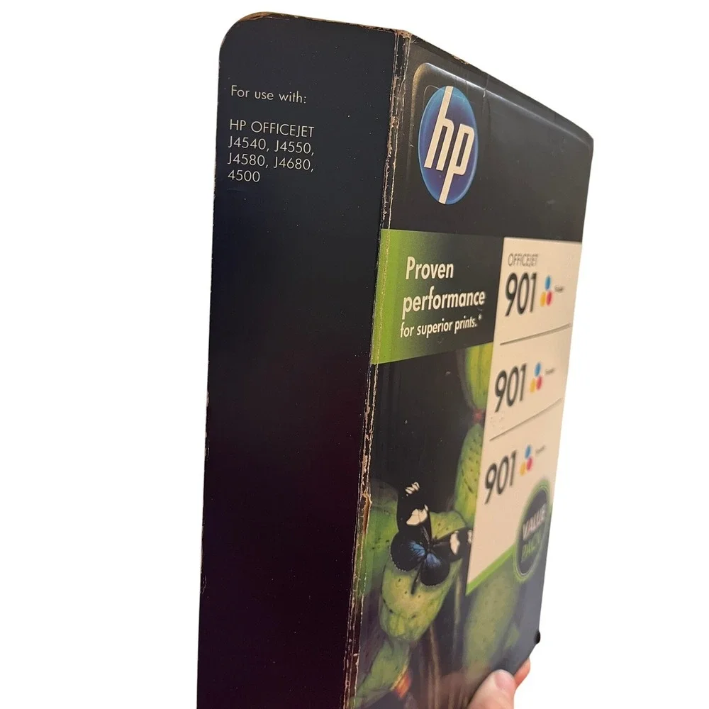 NEW HP Office‎ Jet Tricolor 901 Value 3 Pack March 2014